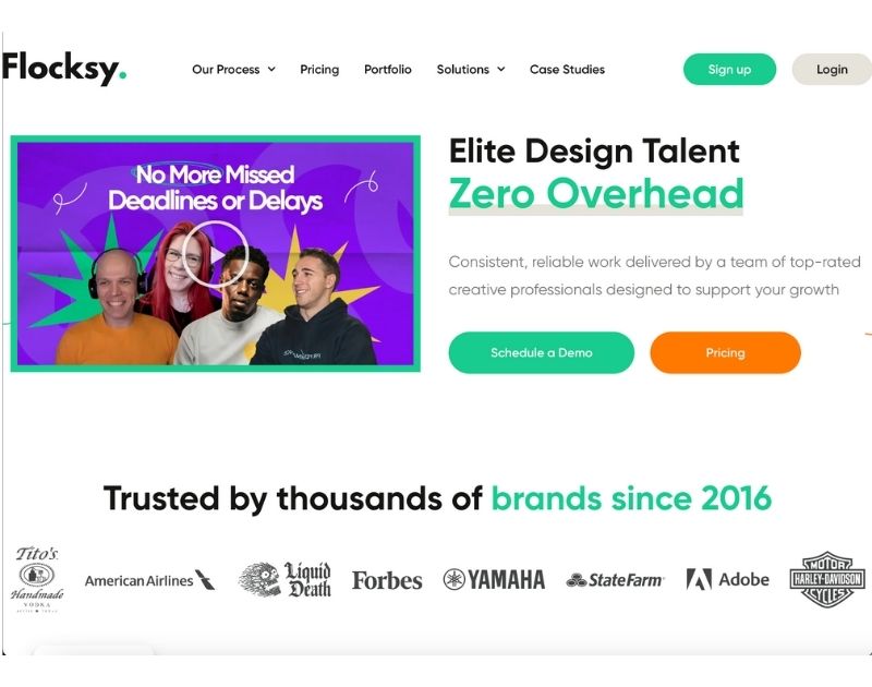 Graphic Design Services for Startups Flocksy