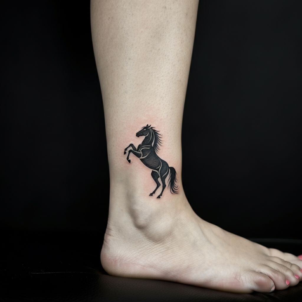 Minimalist Horse Tattoos