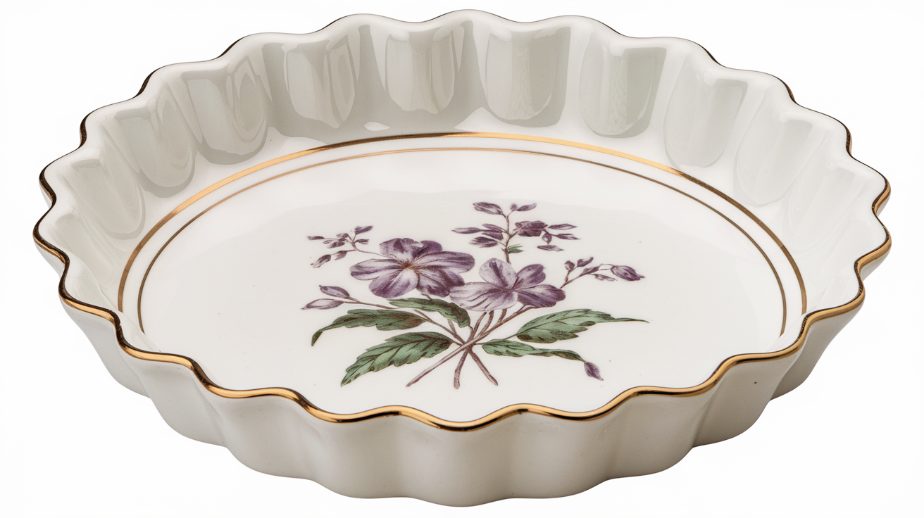 Spode Stafford Flowers Quiche Baking Dish Round