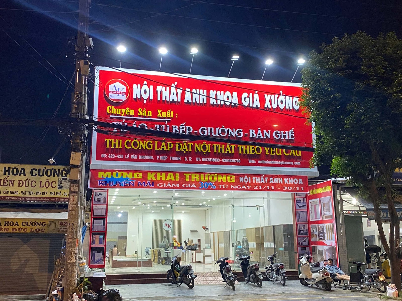 Cửa hàng nội thất Anh Khoa giá xưởng Quận 12