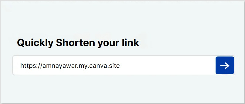 Quickly shorten your link in Replug