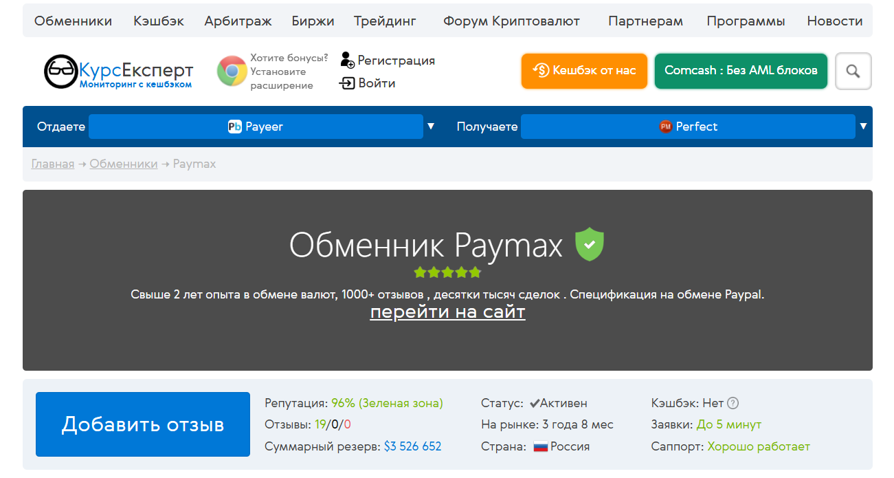 обзор PayMax