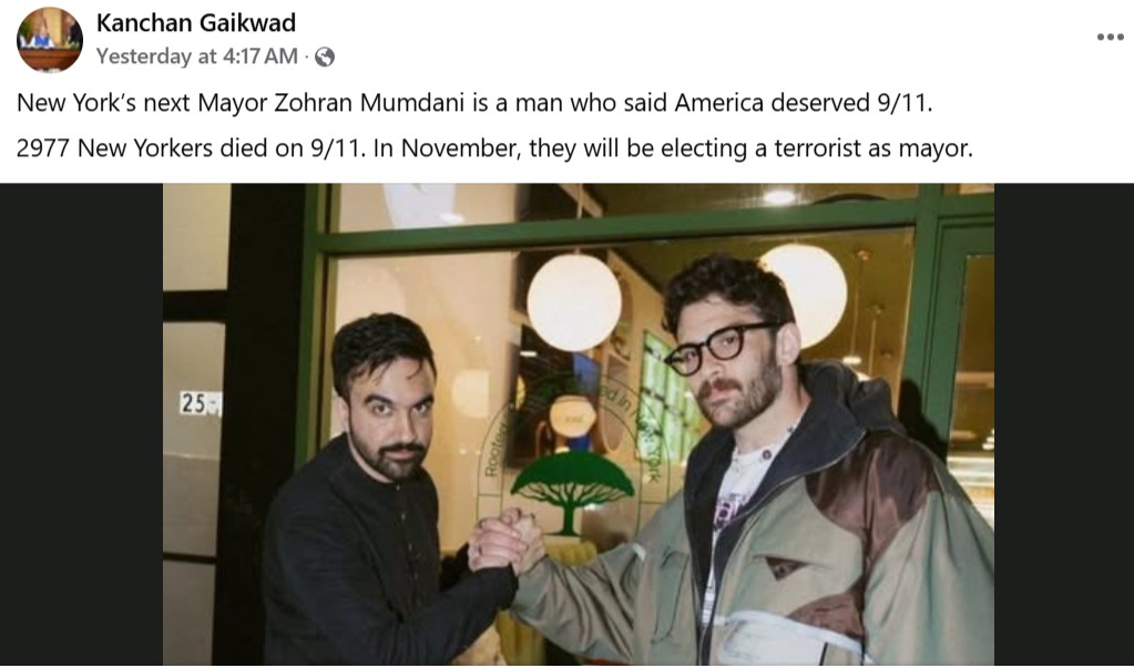 Islamophobic rhetoric targeting Zohran Mamdani 