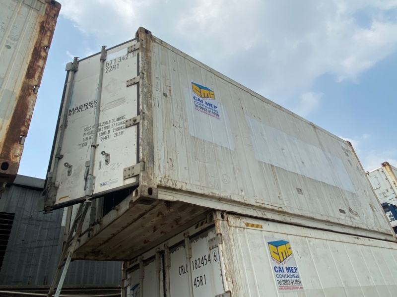 Giá bán container lạnh: Theo tình trạng