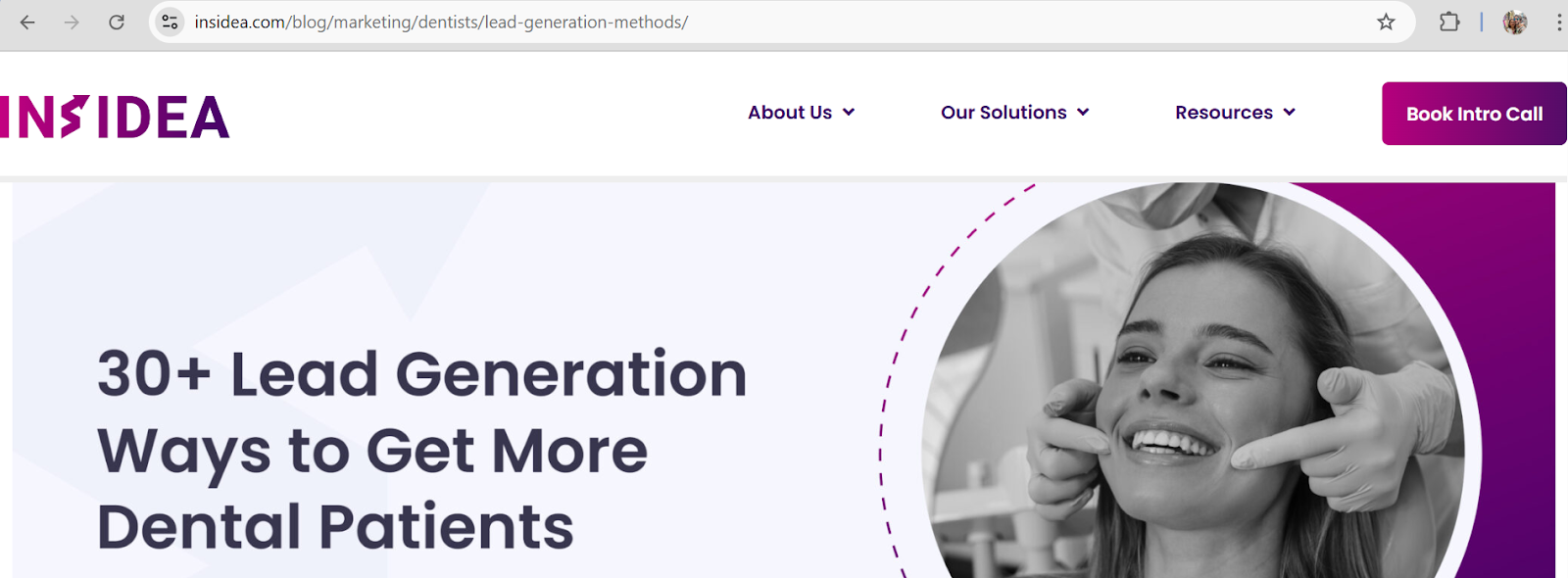 insidea dental lead generation