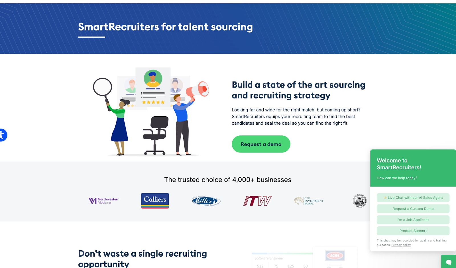 smartrecruiter for talent sourcing