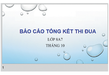 BÀI 7: THỰC HÀNH SỬ DỤNG CÁC BẢN MẪU 