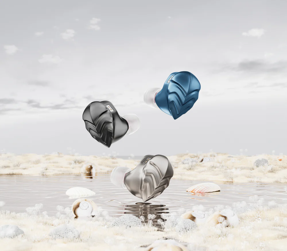 Hidizs MK12 Turris IEM in three different colors.