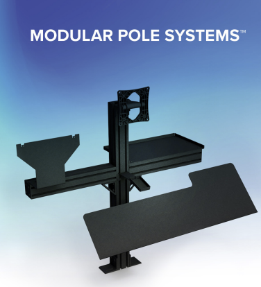 A black pole with a blue background

Description automatically generated