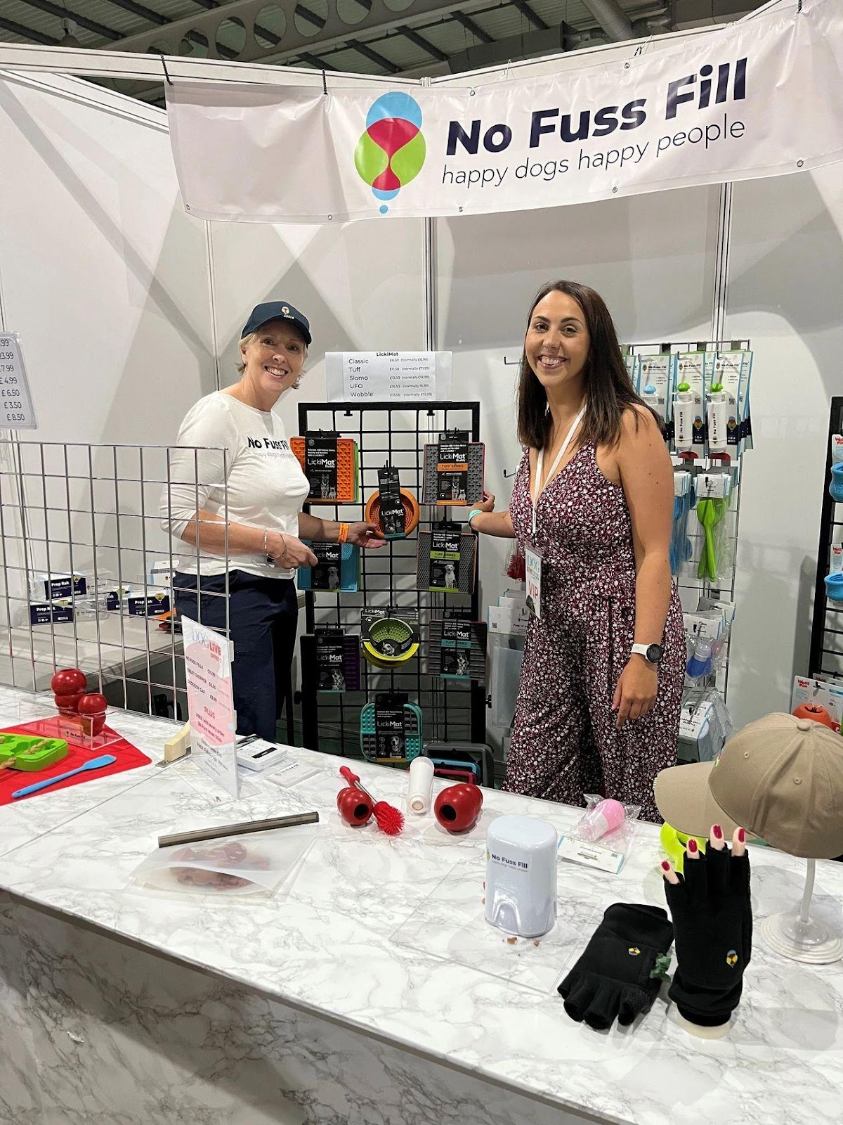 Tracey from No Fuss Fill and Rachel from Nose to Trail with Lickimats!