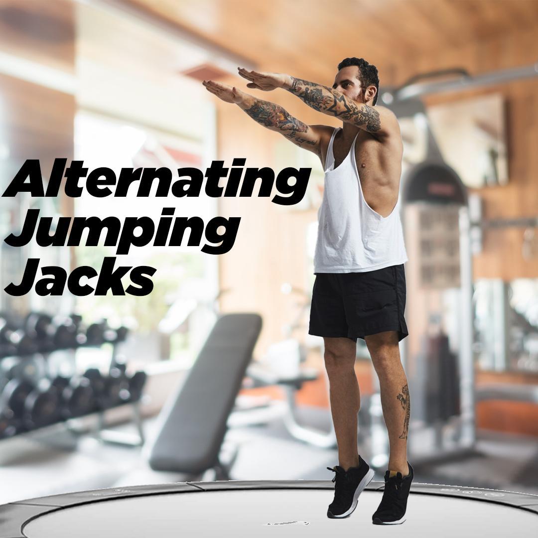 Alternating Jumping Jacks