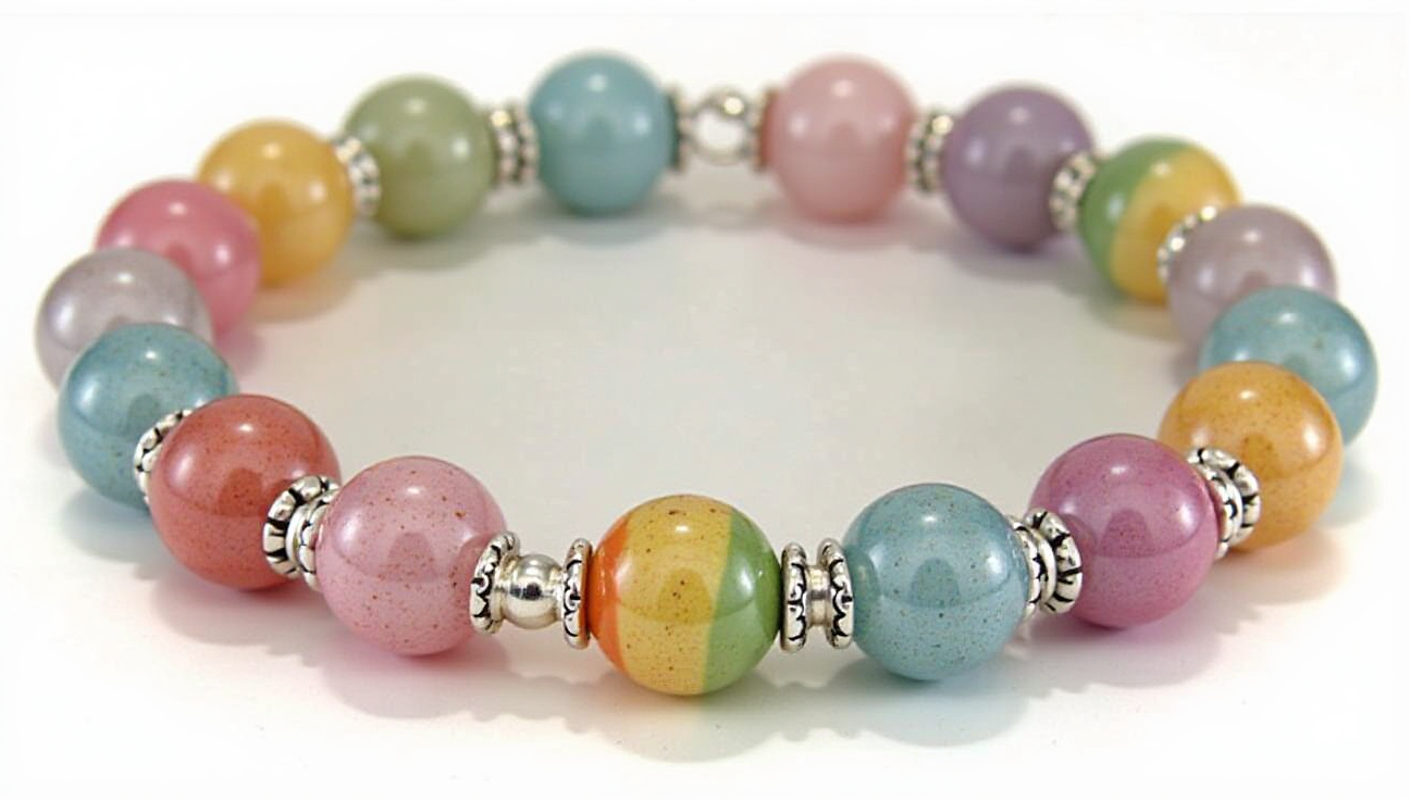 Corykenshin Rainbow and Peace Bracelet