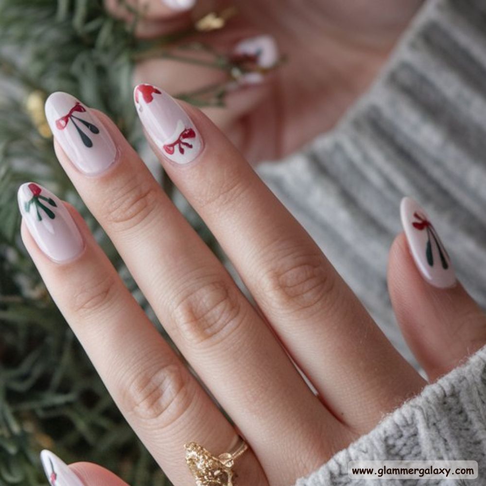 Classy Winter Nails having Cute Nail Art for Classy Winter Looks
