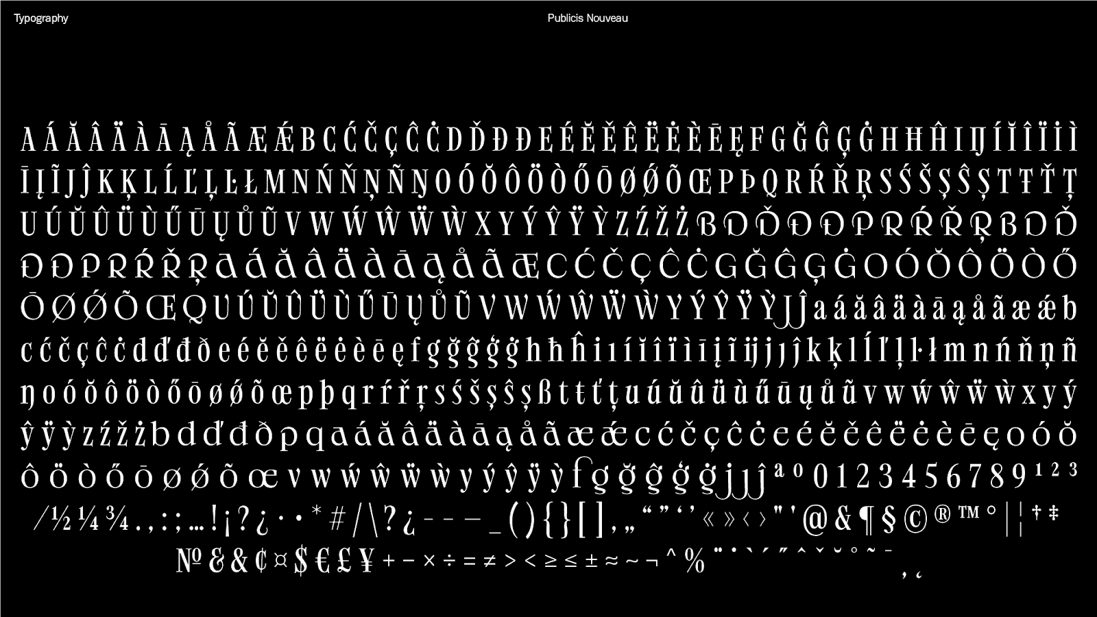 Image from the Publicis Noveau: A Typeface Rooted in Legacy and Innovation article on Abduzeedo