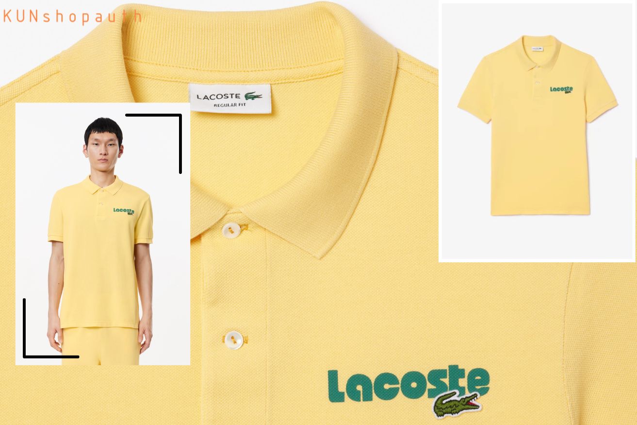 Áo polo lacoste nam Regular được yêu thích bởi sự thoải mái