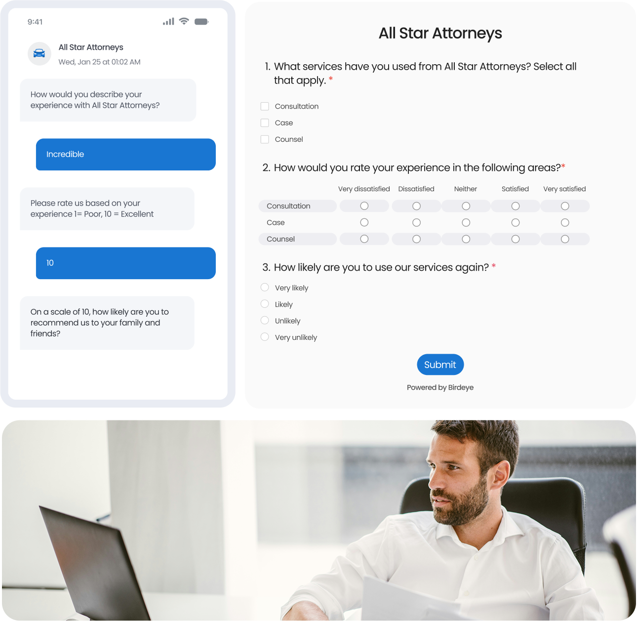 Client feedback