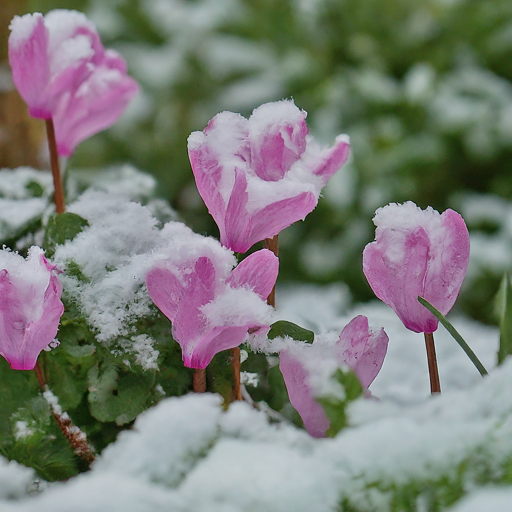 Overwintering Pinkmusk Flowers