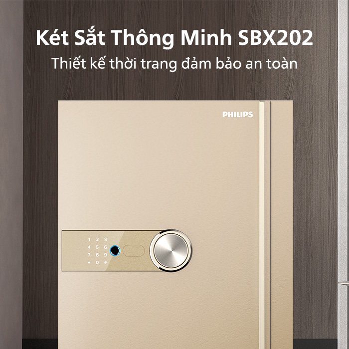 Két sắt thông minh Philips SBX202 với thiết kế ấn tượng