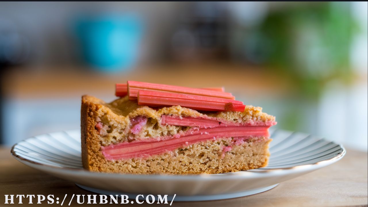 Omas Old-Fashioned Rhubarb Cake