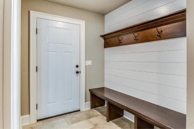 top michigan mudroom ideas bench seating with coat hooks and shelving custom built okemos