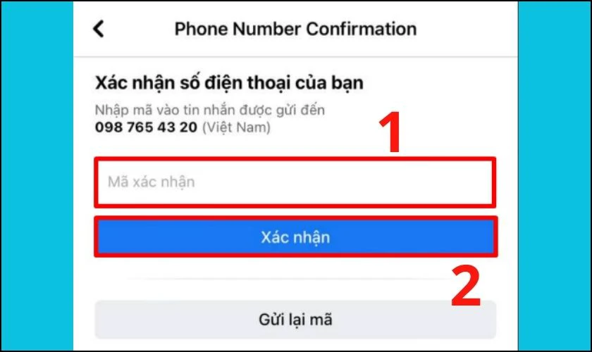 cách thêm số điện thoại vào Facebook