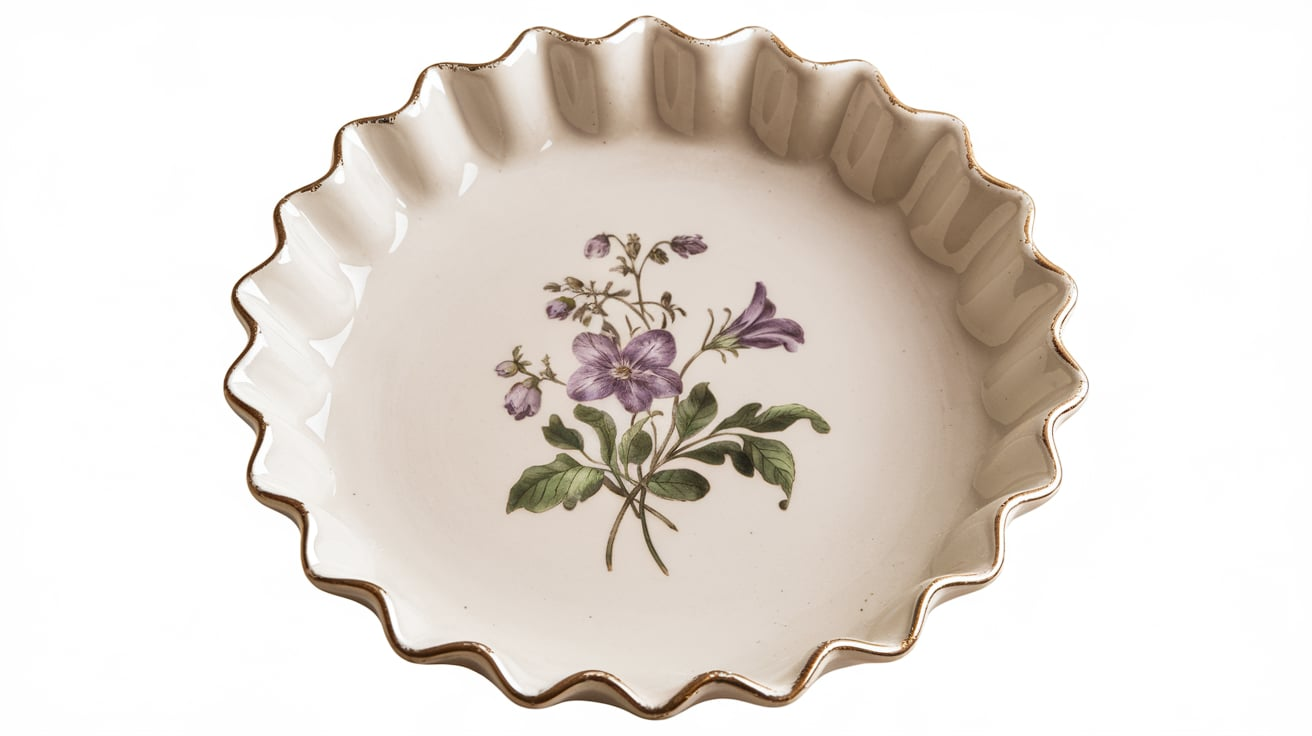 Spode Stafford Flowers Quiche Baking Dish Round