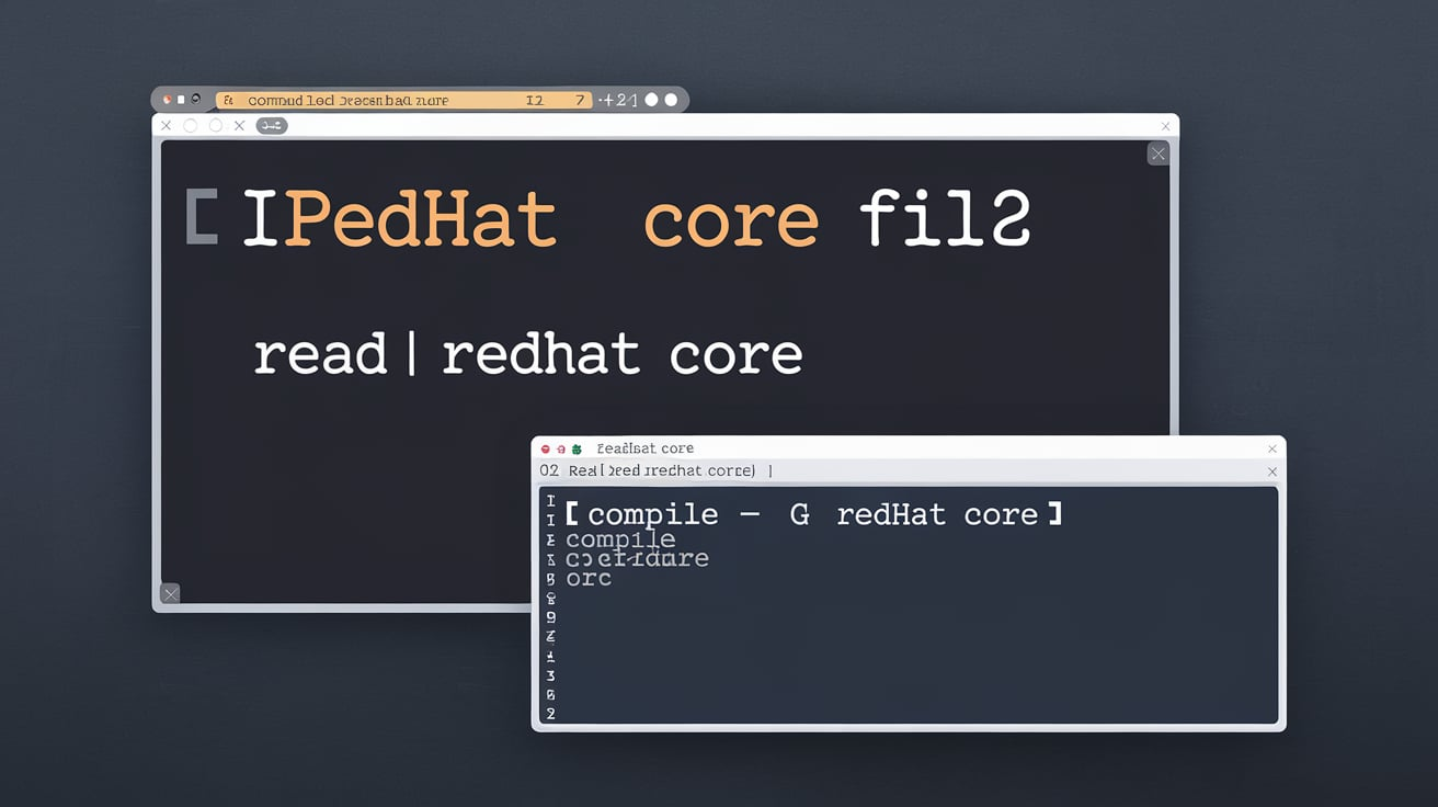 Reading redhat core. Files