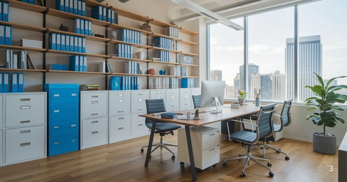 abiotic factor stuck in office blocked by filing cabinet