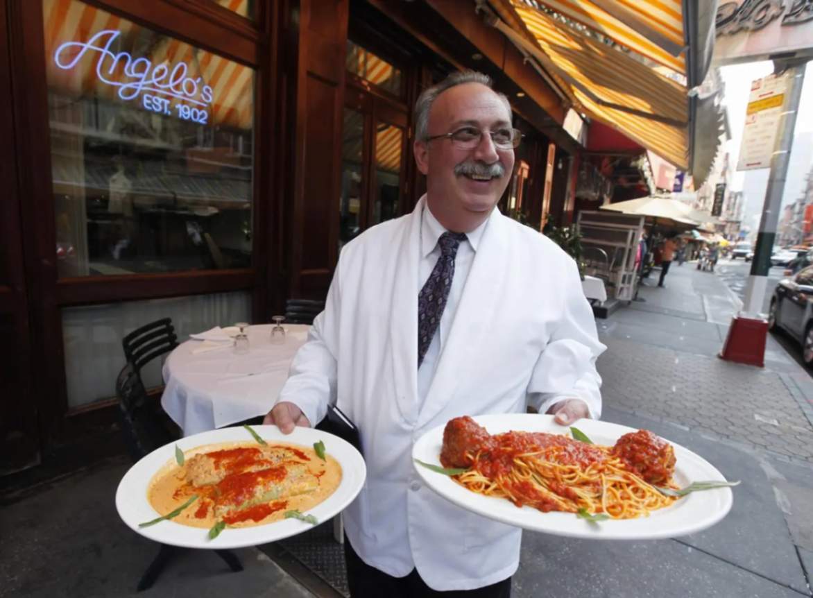 Angelo’s of Mulberry Street in New York Little Italy