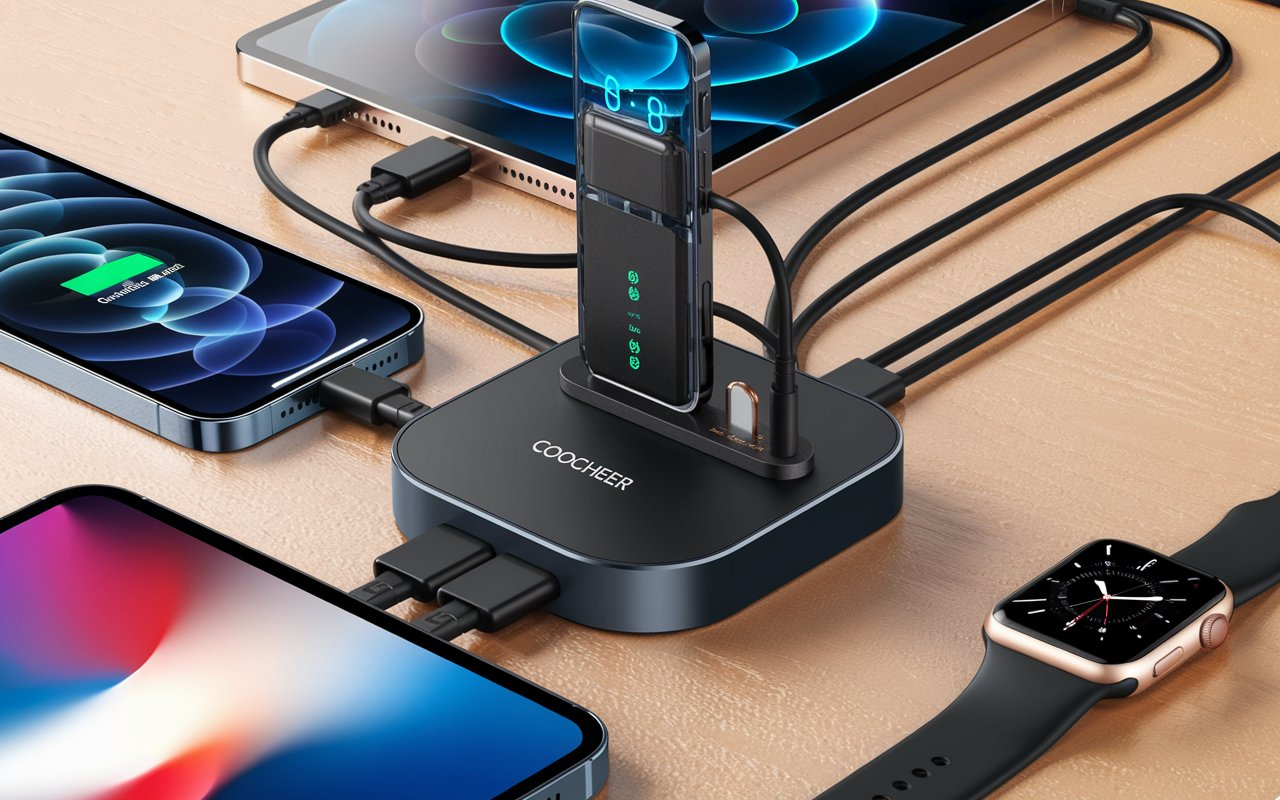 COOCHEER Electronics Charging Hub