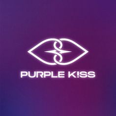 This contain a purple kiss logo shown in a white on a blue and purple background 