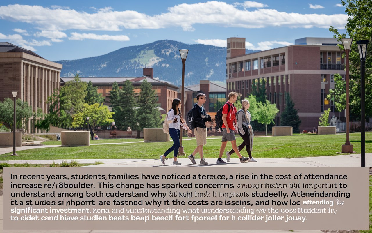 Cost of Attendance Increase r/cuboulder