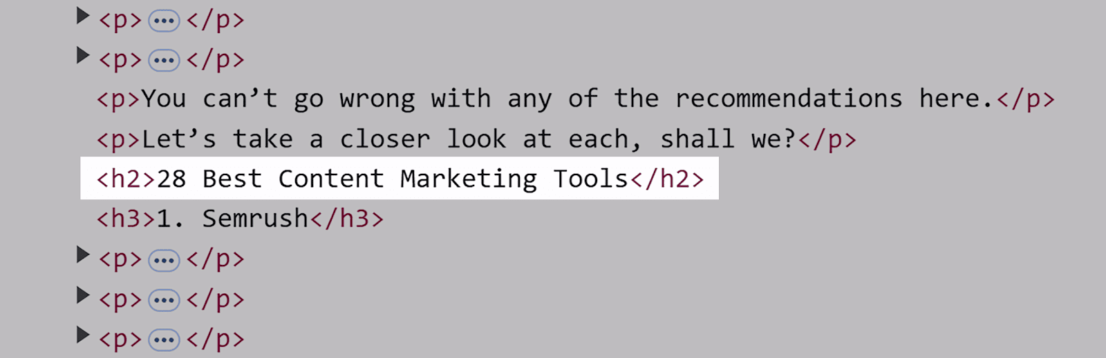 Backlinko – Keyword in H2 tag
