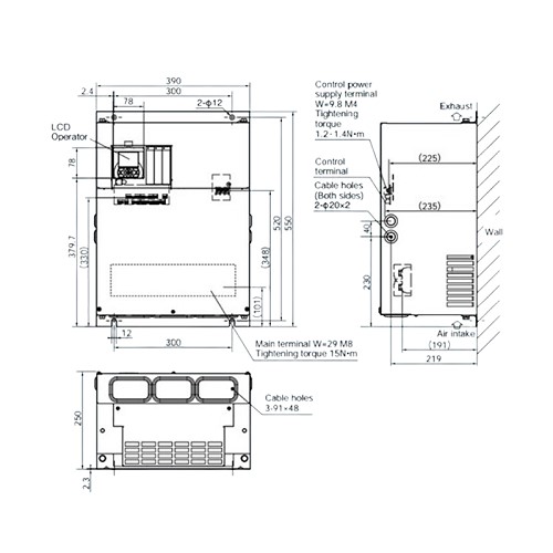 Kích thước mã P1-00930HFEF Series SJ-P1