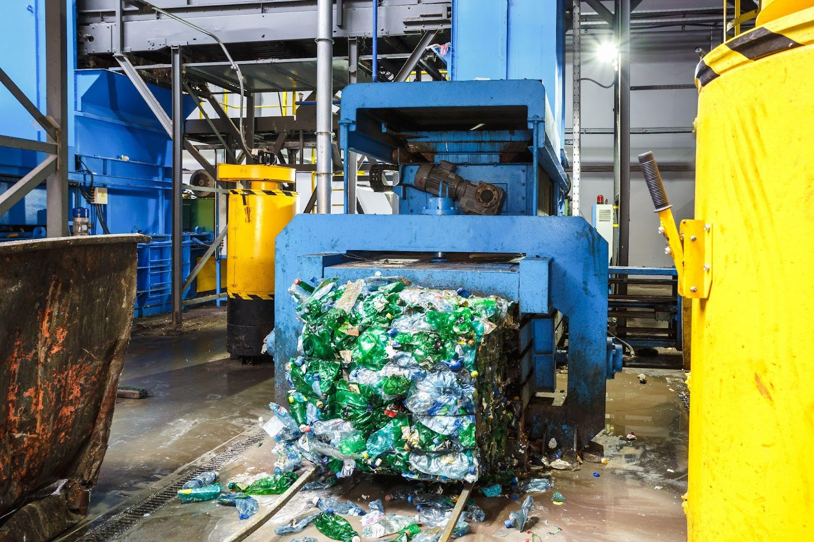 machine processing waste