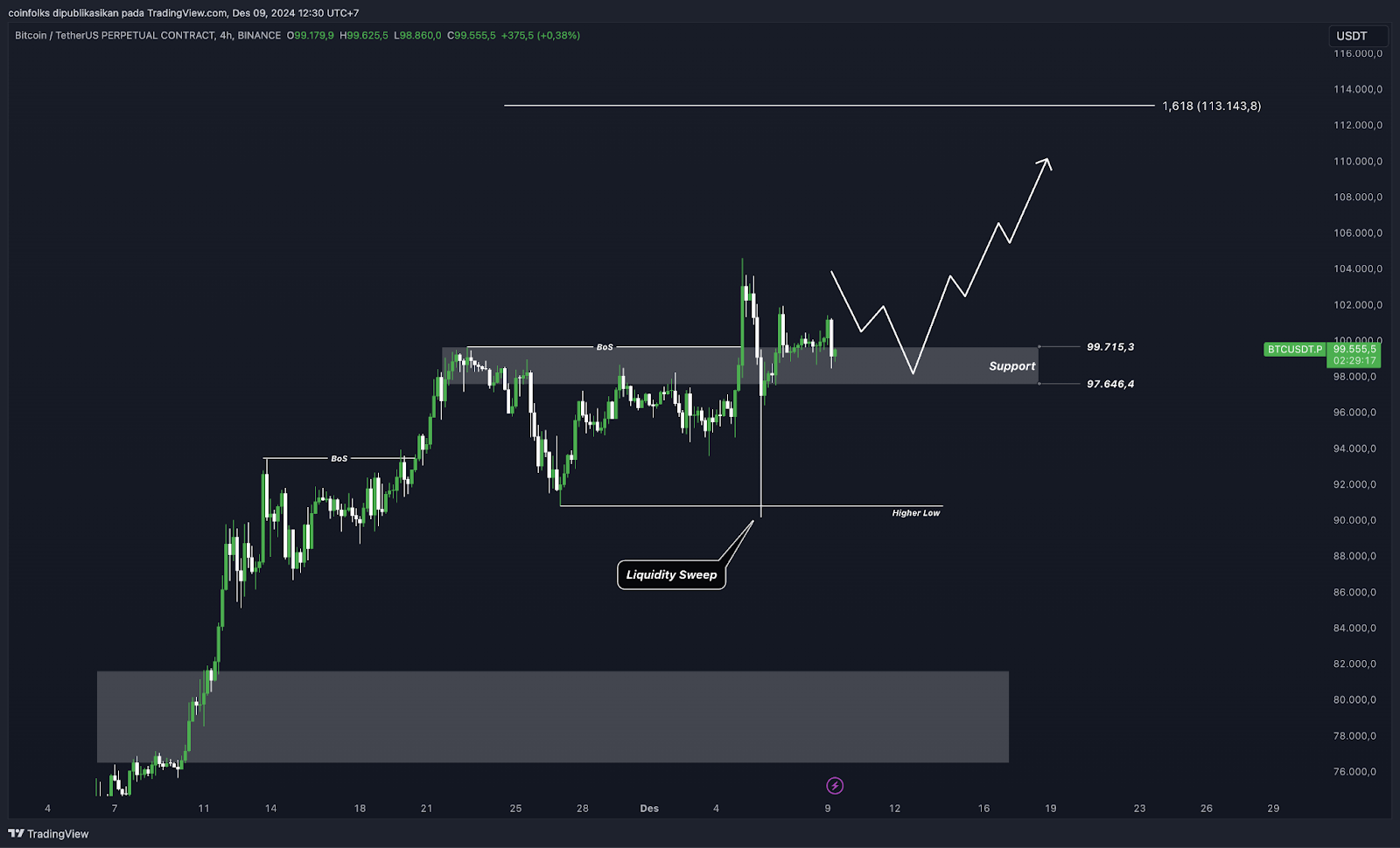 Weekly Bitcoin Outlook (9 Desember 2024)