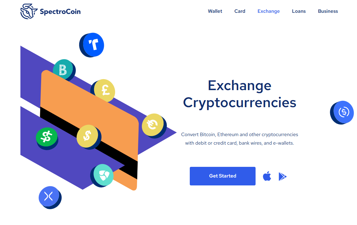 spectrocoin homepage