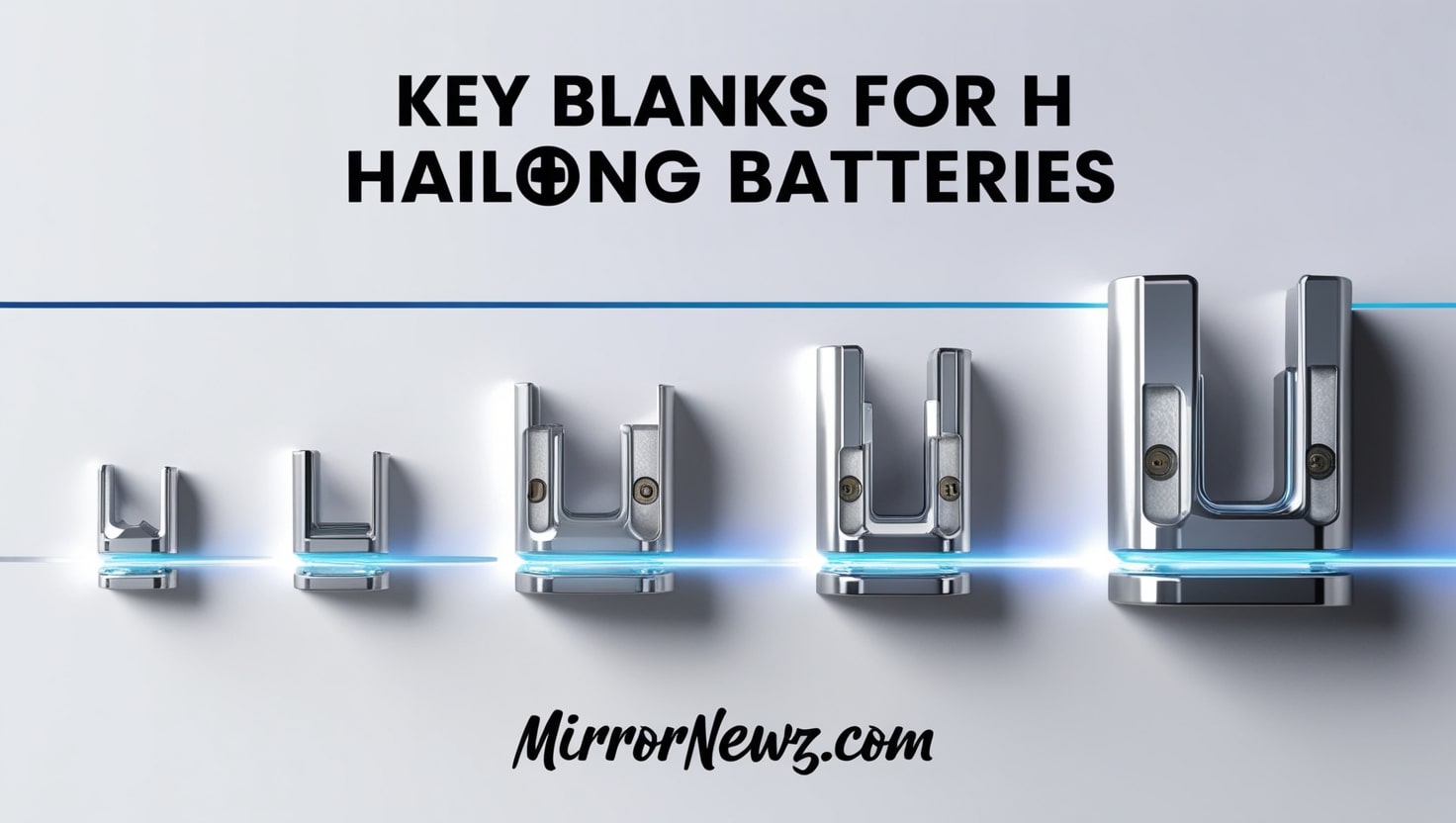 Key blanks for H Hailong batteries