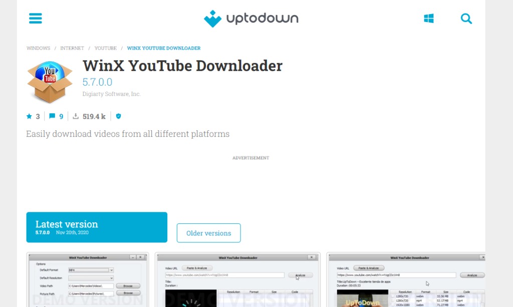 Winx Youtube Downloader