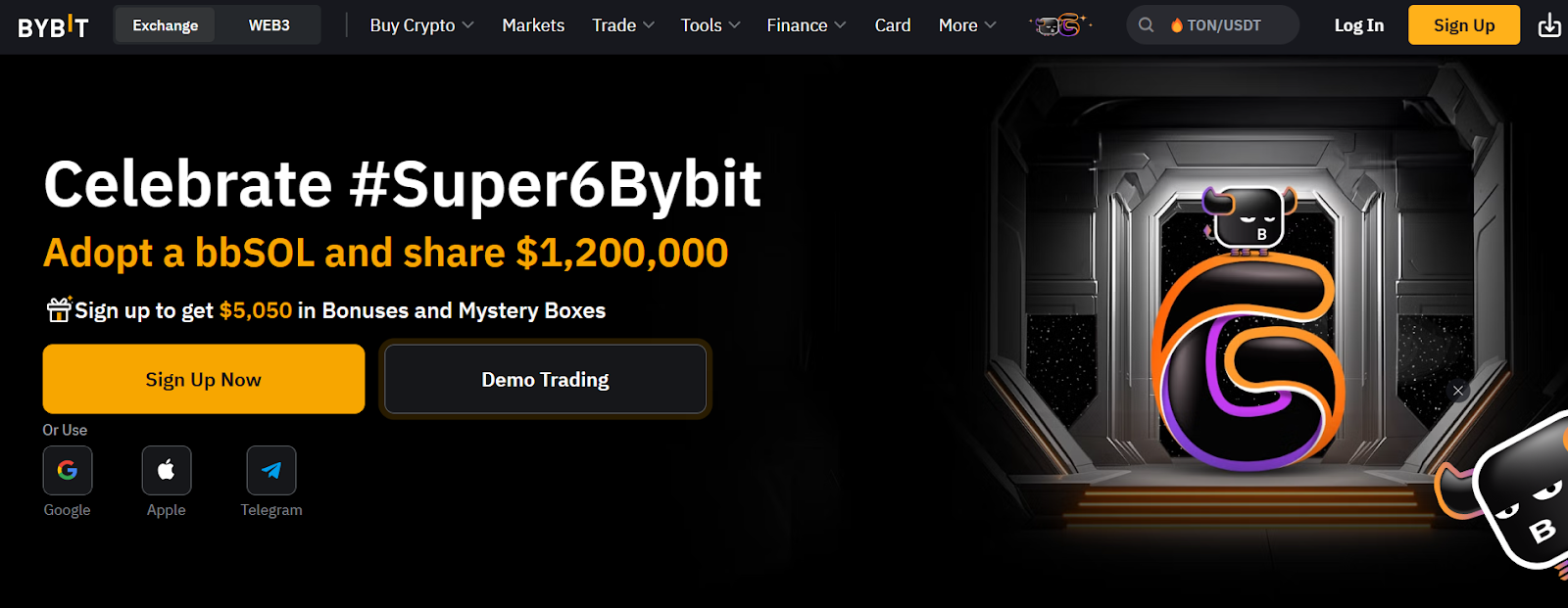 Bybit Homepage