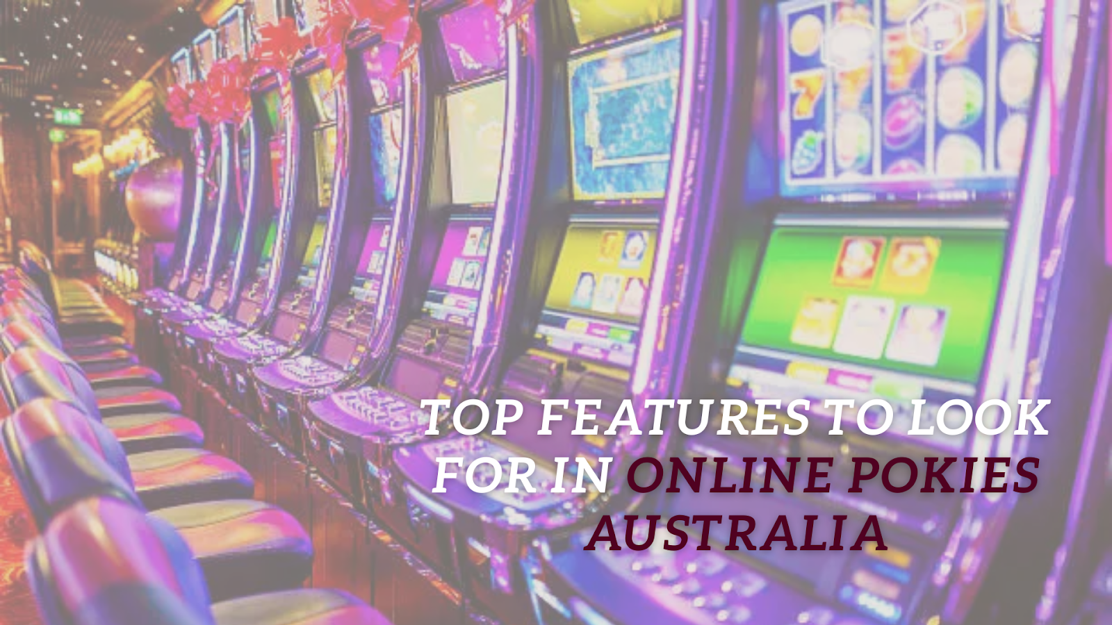 Top Features to Look for in Online pokies Australia