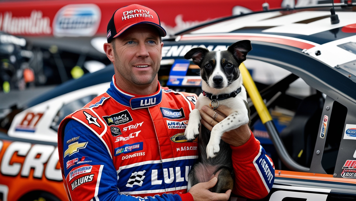 Denny Hamlin Says Stray Puppy Ruined His Season.