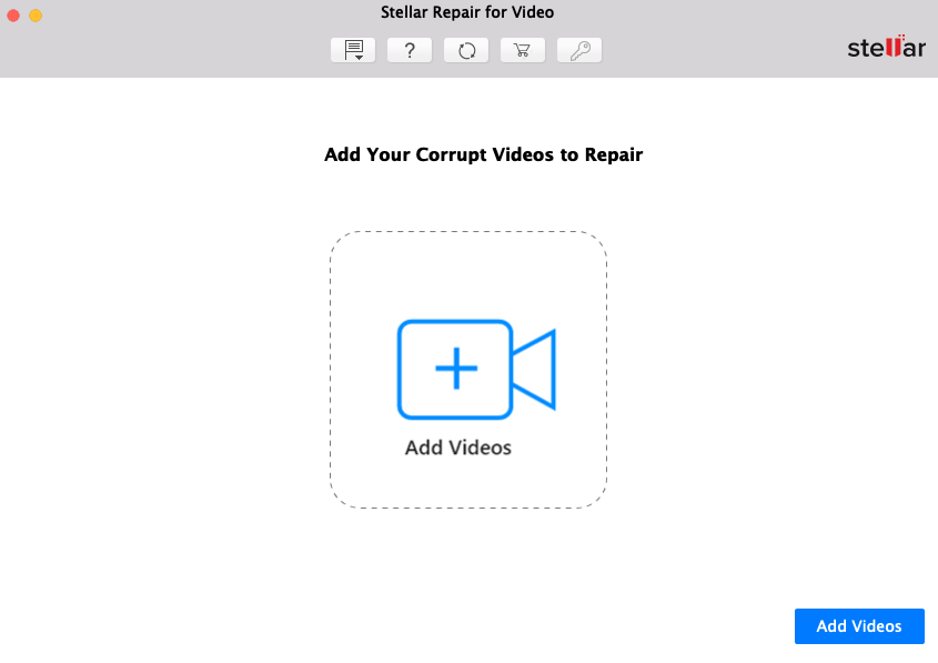 Stellar Repair for Video step 1 