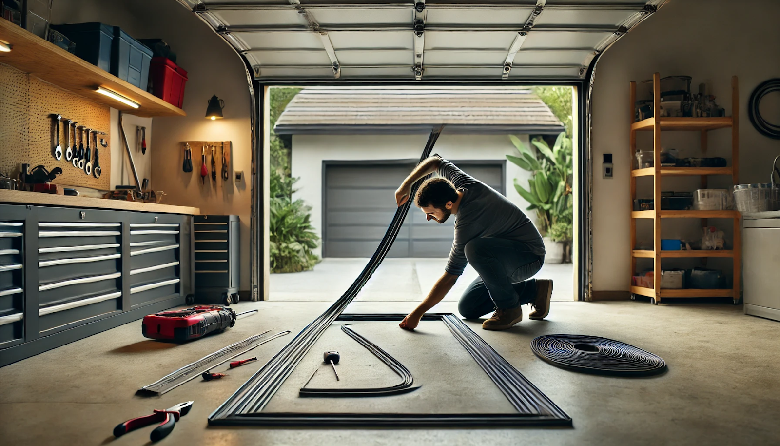 garage door gasket replacement