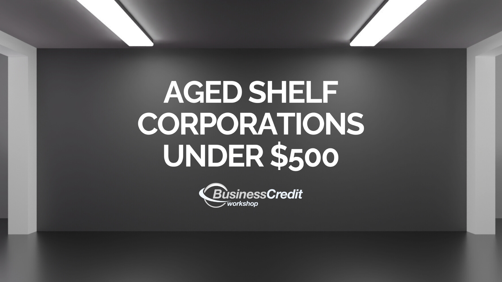 aged shelf corporation under $500