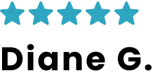 Five blue stars indicating a perfect rating.