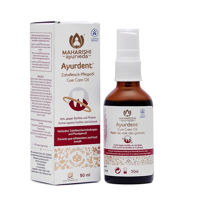 Buy Ayurvedic Dental Care for Gums, Ulcers, and Teeth Whitening - Image of Maharishi Ayurveda Ayurdent Gum Care Oil