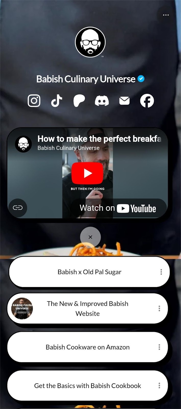 Example of link in bio 