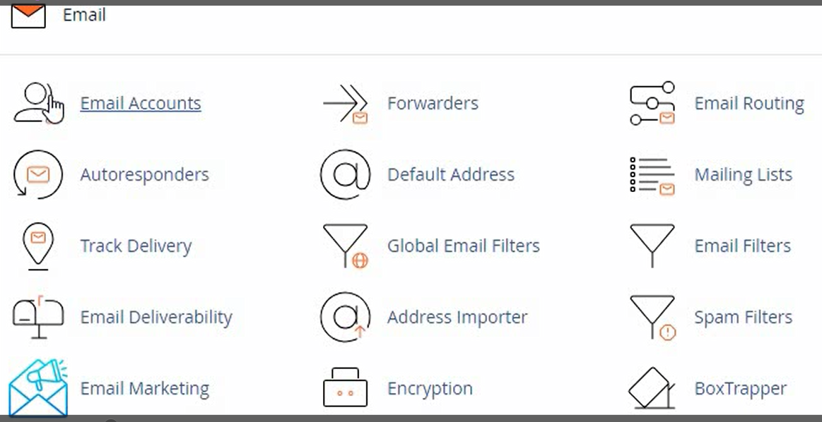cPanel email Management