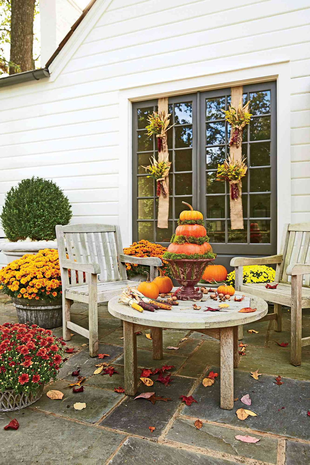 Fall Window Box Decorating Ideas